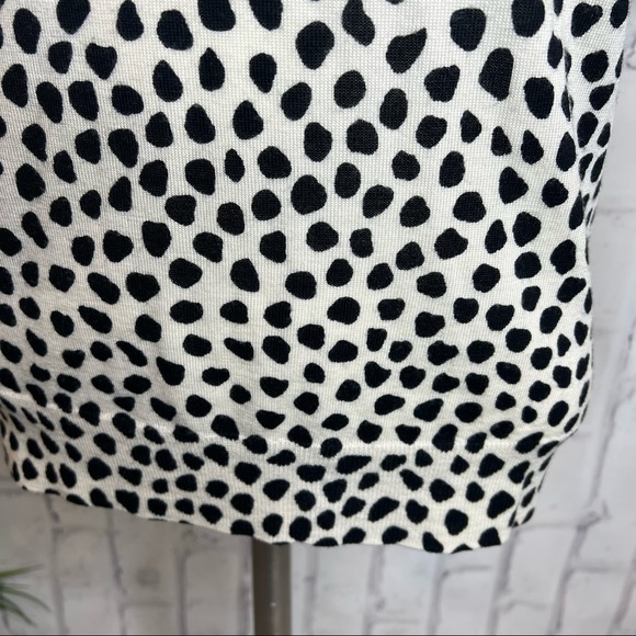 J Crew Merino Wool Pullover Sweater Womens Large Top Multicolor Leopard - Picture 7 of 11